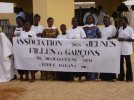 Ianuguration du centre, délégation des jeunes