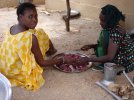 Préparation de repas au centre Morgane