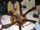 Repas de fête, le soir de l'inauguration du centre (1/11/2005)