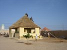 Case à palabre, première toiture en paille (2005)