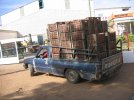 Livraison de tomates à la SOCAS pour la fabrication du concentré