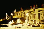 Coulage de la dalle de l'étage (2005)