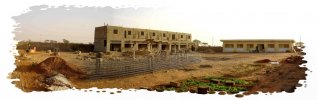 Mars 2005, le centre en construction